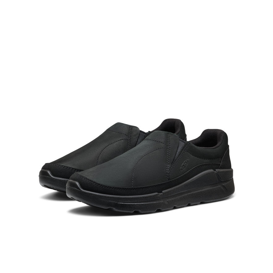 Men's KM2 Leather Slip-On | Black/Black - Image 2