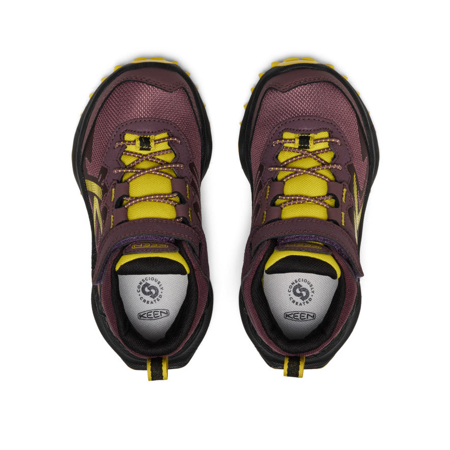 Little Kids' Zionic Waterproof Hiker | Huckleberry/Mango Mint - Image 4