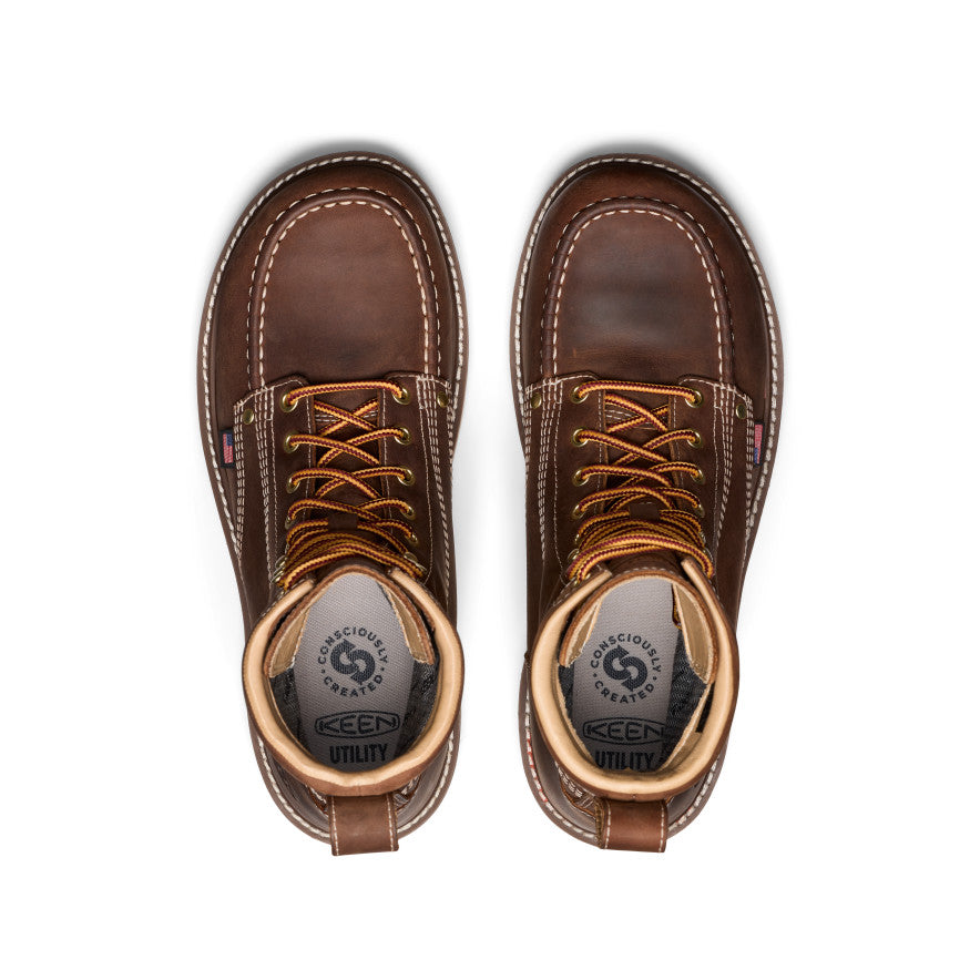Men's Liberty 8 Waterproof Boot (Carbon Toe) | Chestnut/Gum - Image 4