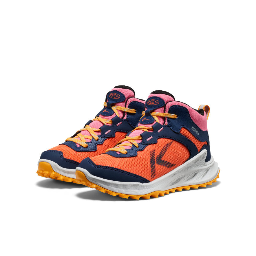 Big Kids' Zionic Waterproof Boot | Naval Academy/Nasturtium - Image 2