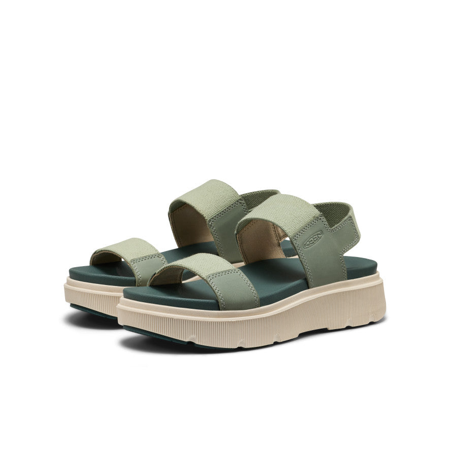 Women's Elle Mila Backstrap Sandal | Lily Pad/Dark Forest - Image 2