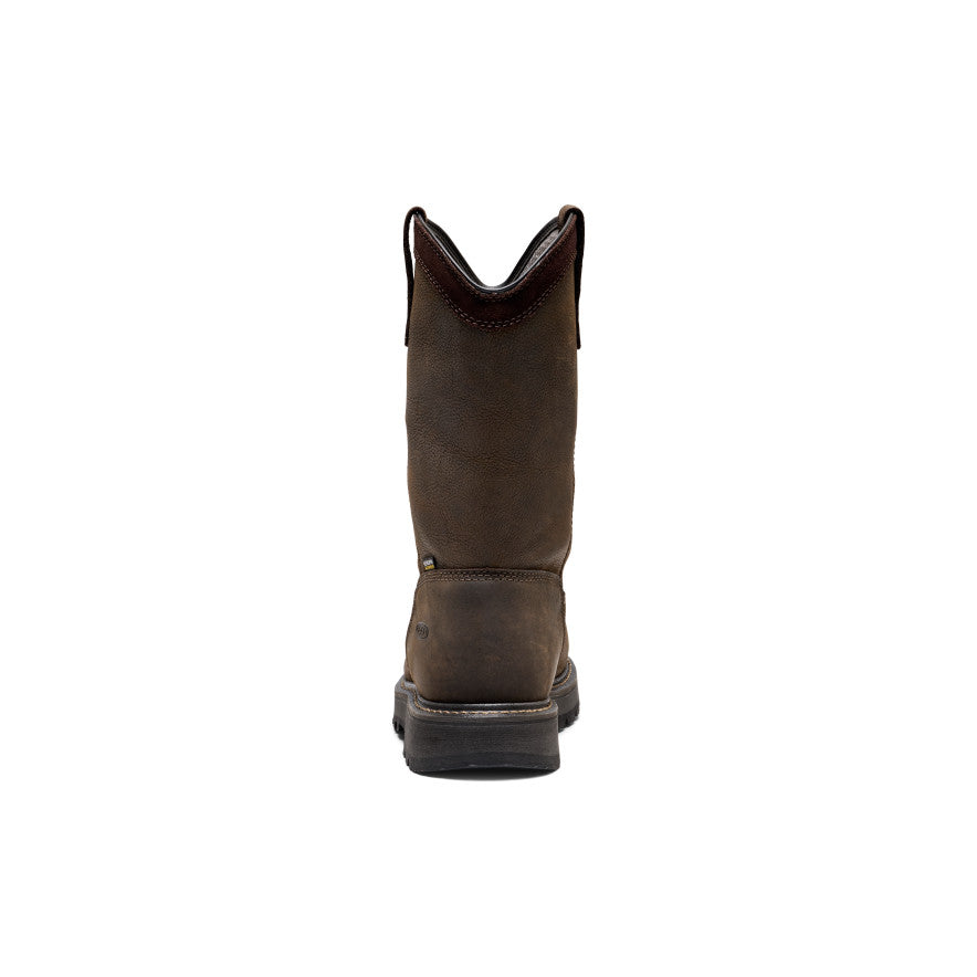 Men's Cincinnati Pull-On 90?? Heel Waterproof Work Boot (Carbon Toe) | Chocolate Brown/Black - Image 5