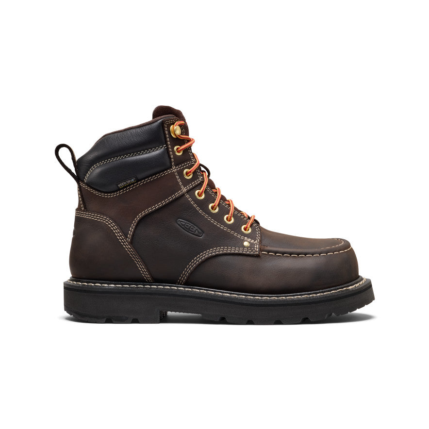 Men's Cincinnati 6 Waterproof 90° Heel Boot (Carbon Toe)  |  Coffee Bean/Black