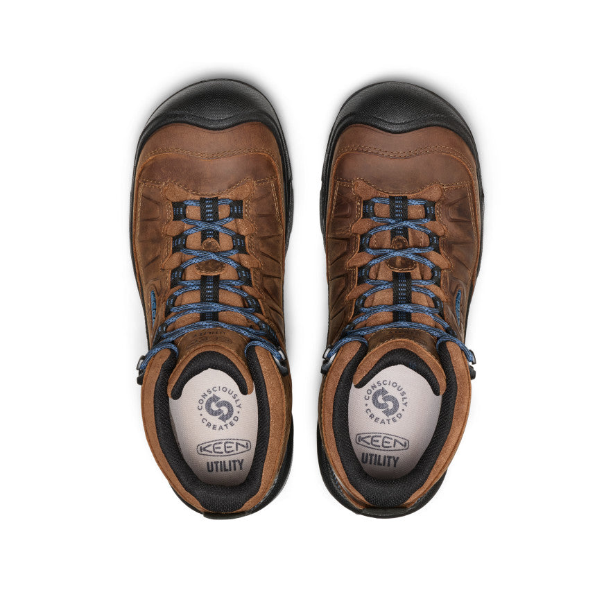 Men's Targhee IV LTR Waterproof Work Boot (Carbon Toe) | Bison/Black - Image 4
