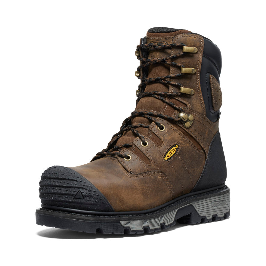 Men's CSA Camden 8 Waterproof Boot (Carbon Toe) | Dark Earth/Black - Image 3