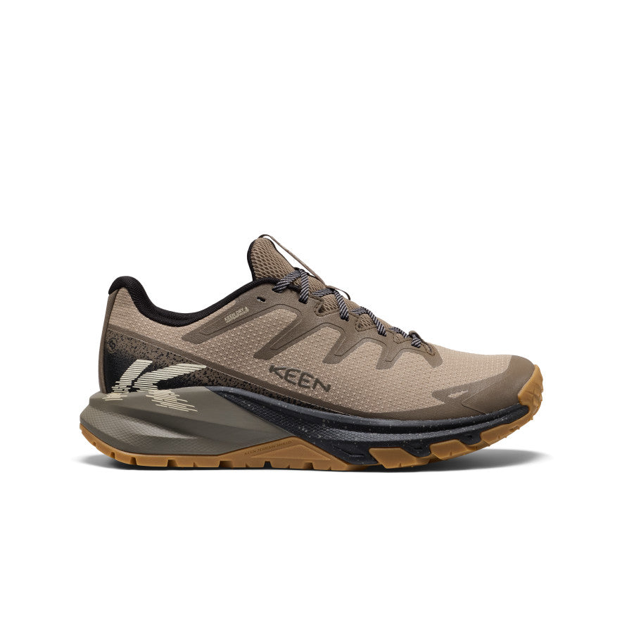 Men's Targhee Apex Wide Waterproof Hiking Shoe  |  Brindle/Canteen