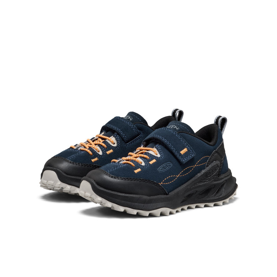 Little Kids' Jasper Zionic Sneaker | Naval Academy/Flame Orange - Image 2