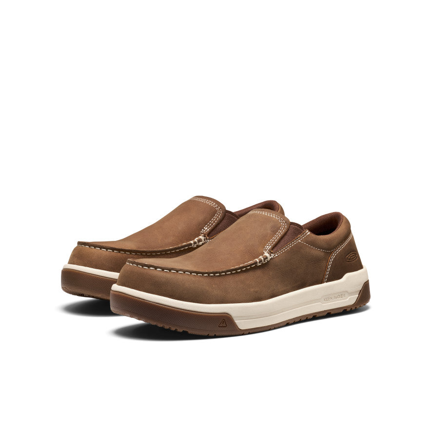 Men's Gibson Slip-On Work Shoe (Carbon Toe) | Belgian/Gum - Image 2
