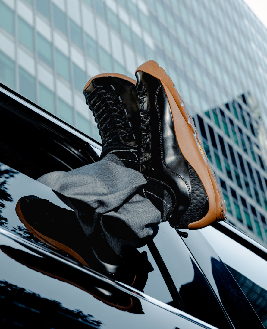 Women's Jasper Sneaker x Highsnobiety | Black/Gum - Image 10