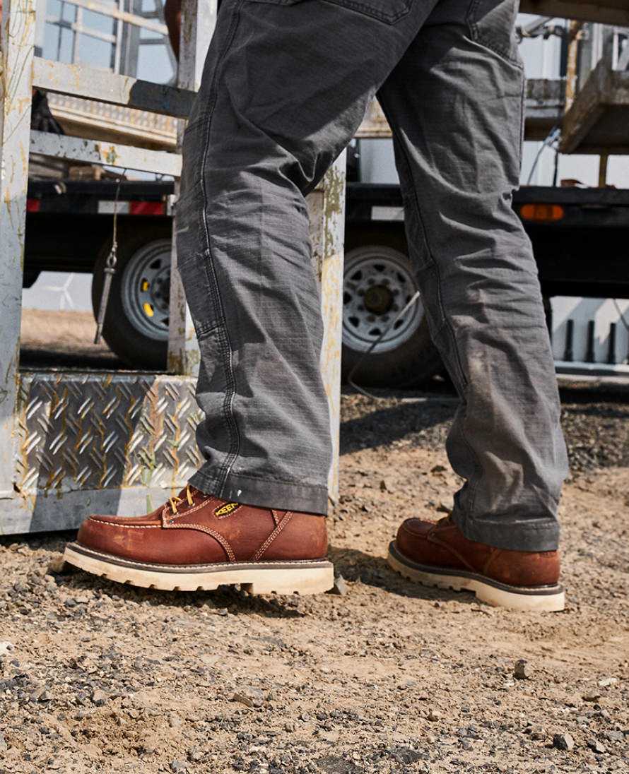 Men's Cincinnati 6 Waterproof 90° Heel Boot (Carbon Toe) | Coffee Bean/Black - Image 8