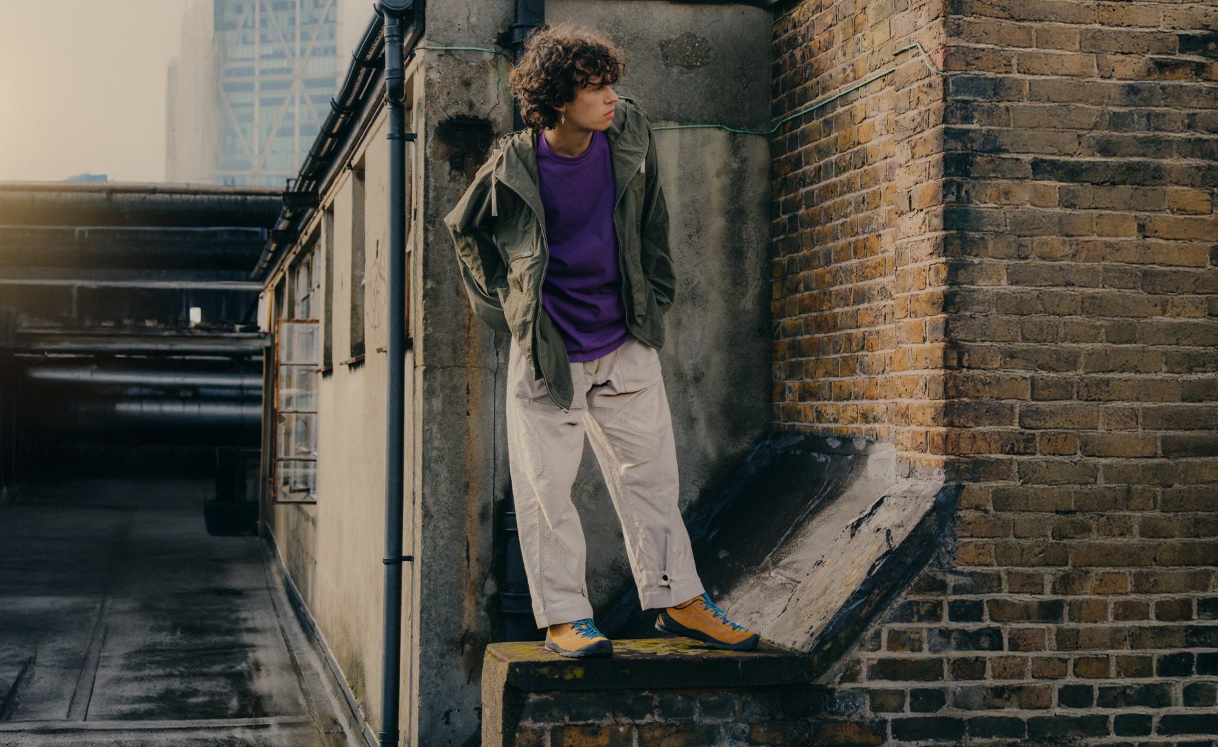 Men's Jasper Sneaker | Evening Primrose/Black - Image 8