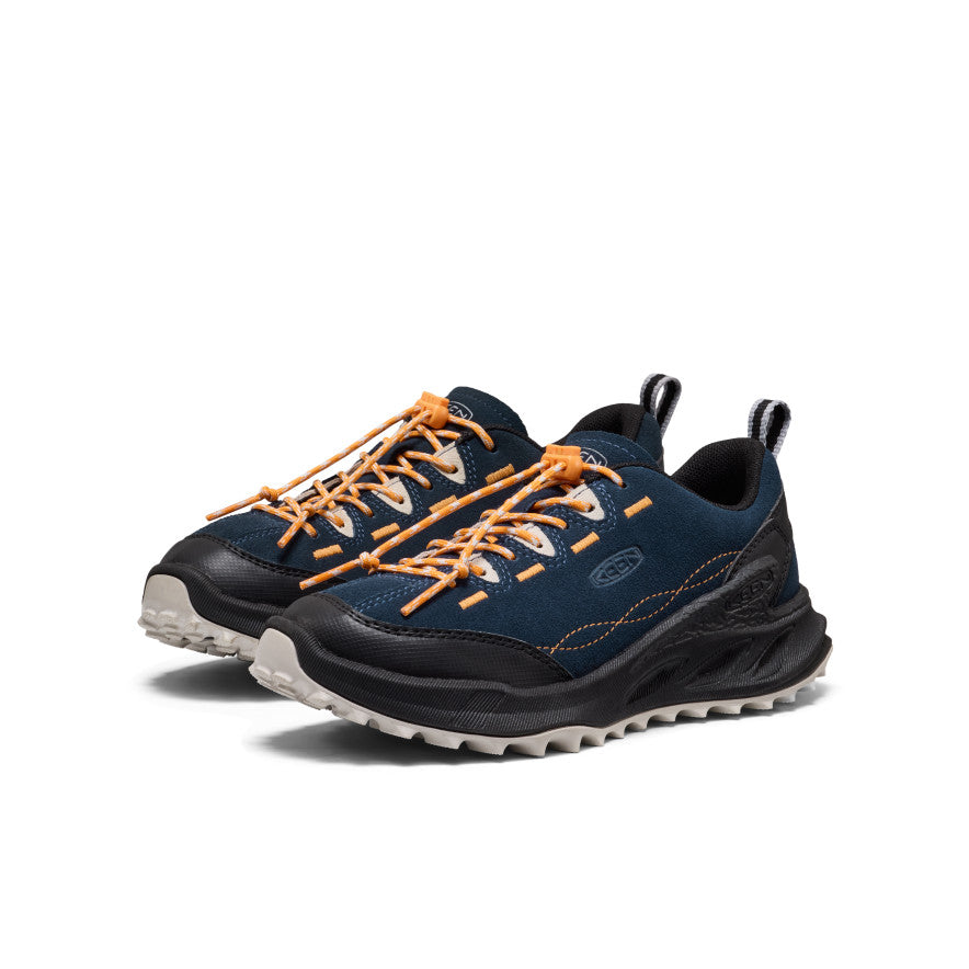 Big Kids' Jasper Zionic Sneaker | Naval Academy/Flame Orange - Image 2