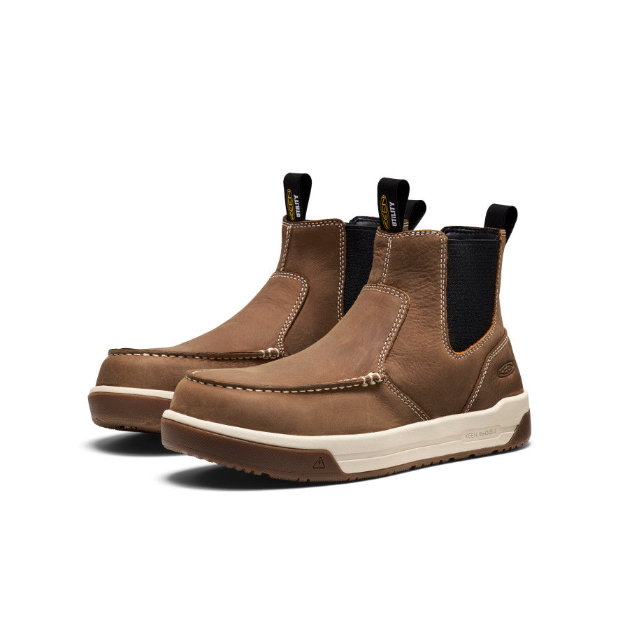 Men's Gibson Chelsea Work Boot (Carbon Toe) | Belgian/Gum - Image 2