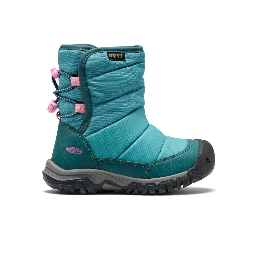 Little Kids' Puffrider Waterproof Winter Boot  |  Brittany Blue/Cashmere Rose