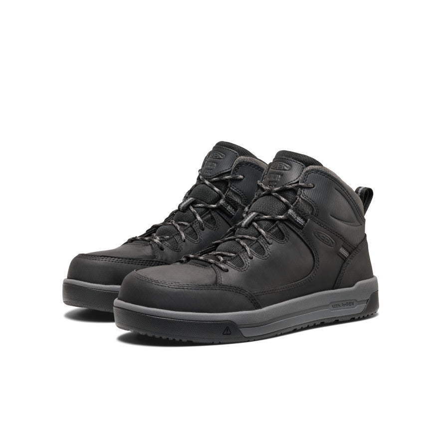 Men's Gibson Hiker ESD Work Boot (Carbon Toe) | Black/Magnet - Image 2
