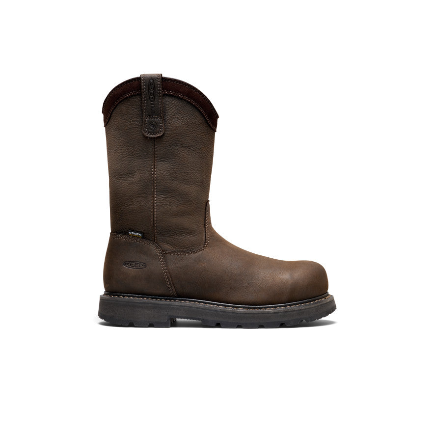 Men's Cincinnati Pull-On 90?? Heel Waterproof Work Boot (Carbon Toe)  |  Chocolate Brown/Black