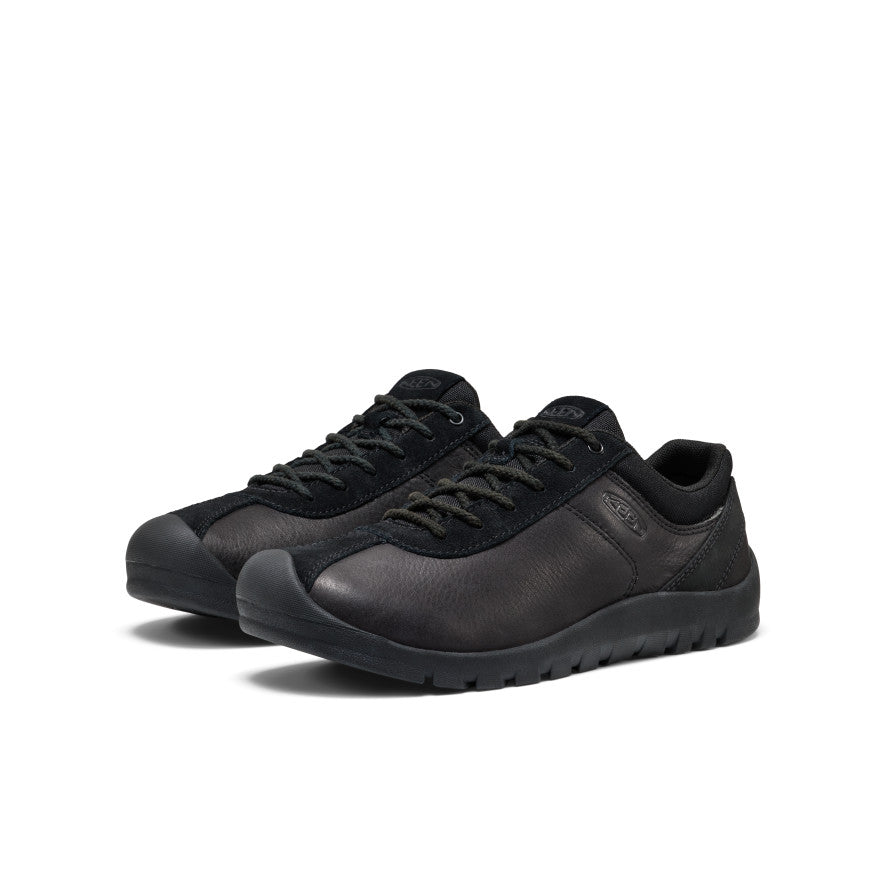 Women's Jasper Decon Leather Sneaker | Black/Black - Image 2