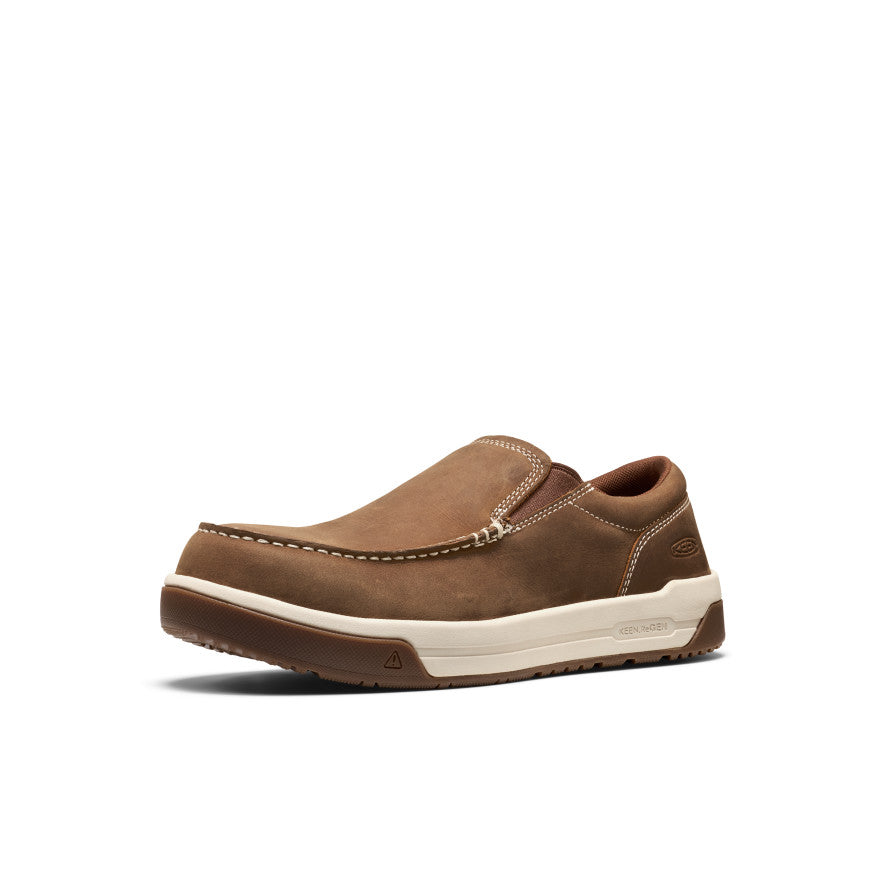 Men's Gibson Slip-On Work Shoe (Carbon Toe) | Belgian/Gum - Image 3