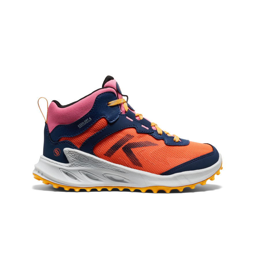 Big Kids' Zionic Waterproof Boot | Naval Academy/Nasturtium - Image 7