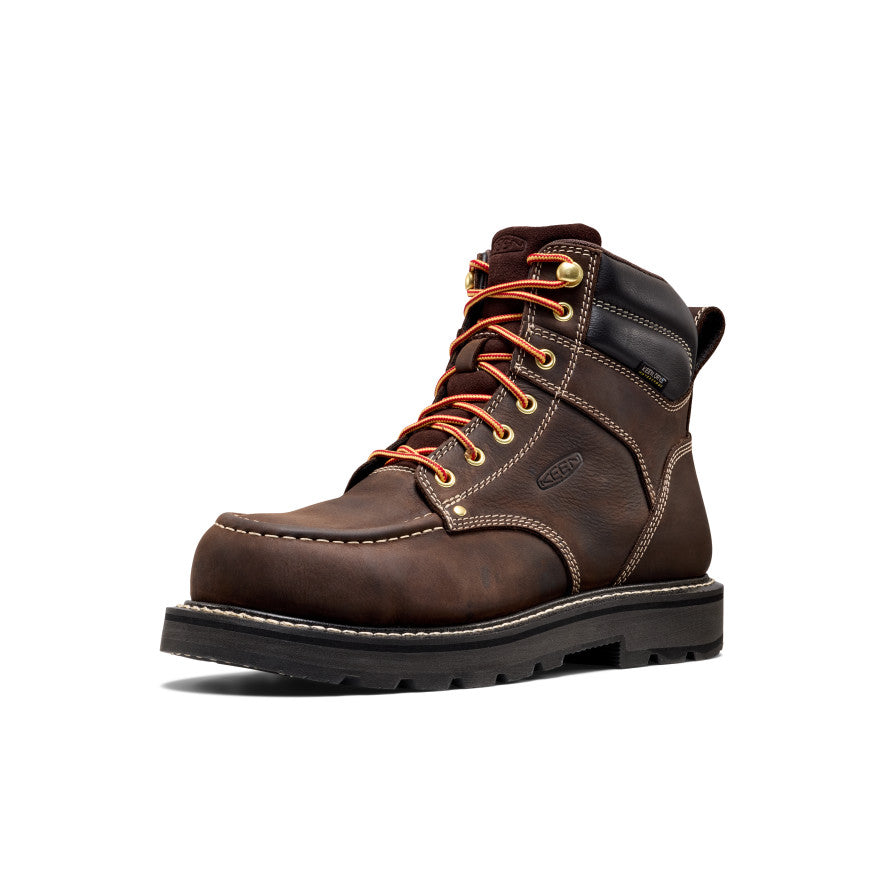 Men's Cincinnati 6 Waterproof 90° Heel Boot (Carbon Toe) | Coffee Bean/Black - Image 3