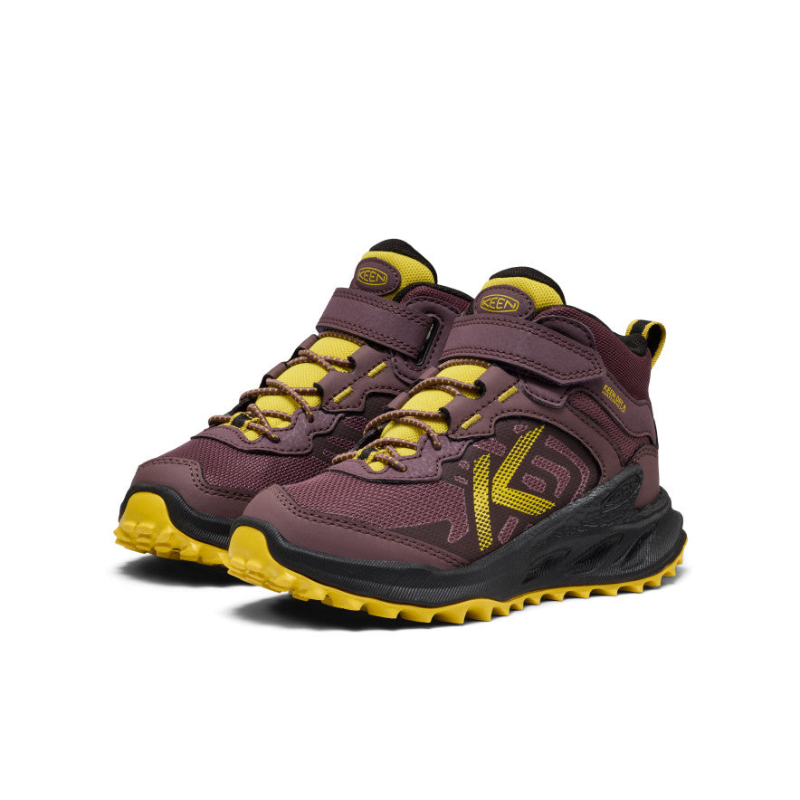 Little Kids' Zionic Waterproof Hiker | Huckleberry/Mango Mint - Image 2
