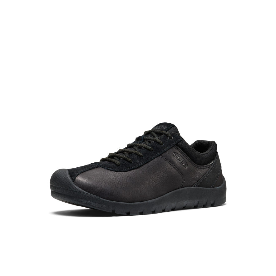 Women's Jasper Decon Leather Sneaker | Black/Black - Image 3
